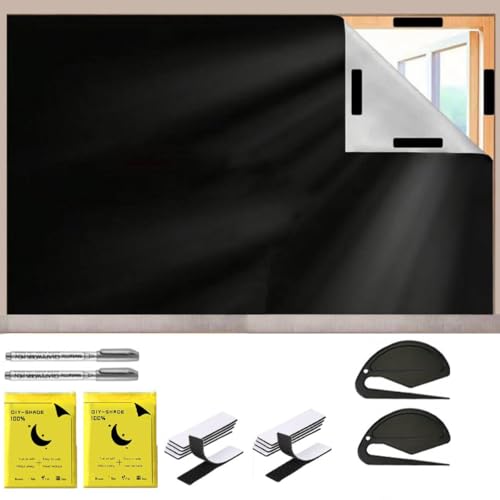 HASTHIP® 2pcs Set Portable Blackout Shades Blinds for Windows - 118 HASTHIP® 2pcs Set Portable Blackout Shades Blinds for Windows - 118